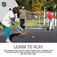 Franklin Sports NHL Future Champs Kids' 2 Player Street Hockey Sticks Set
