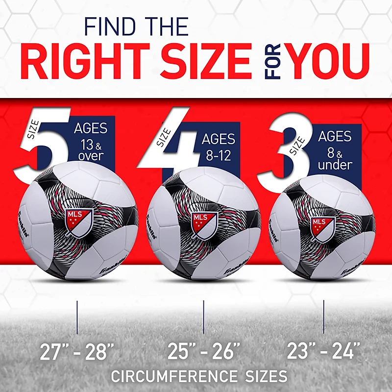 Franklin Sports MLS Pro Vent Youth Soccer Ball