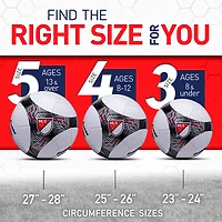 Franklin Sports MLS Pro Vent Youth Soccer Ball