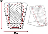 Franklin Sports Basketball Pass Back Rebounder Net