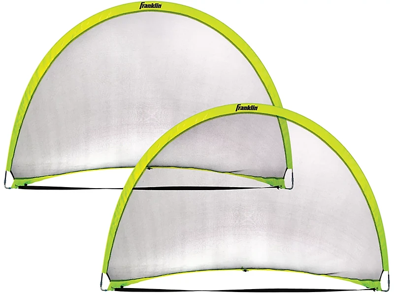 Franklin Sports Pop Up Dome 6' x 4' Soccer Goal 2-Pack