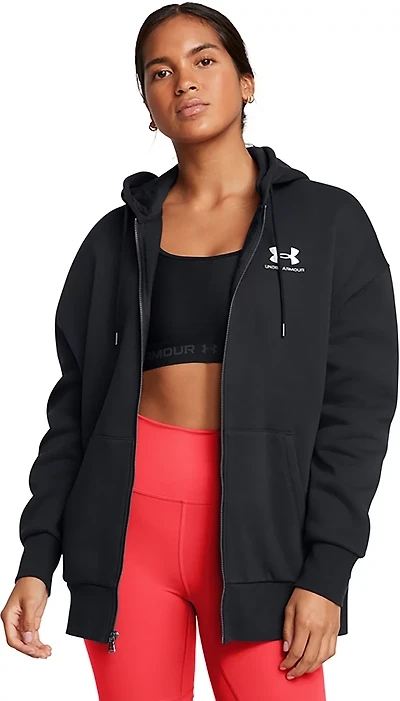 Under Armour Women's Icon Fleece Oversized Full-Zip Sweatshirt
