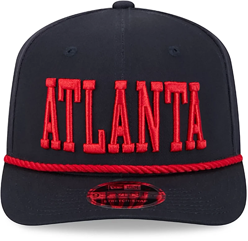 New Era Men's Atlanta Braves Cotton Wordmark 9SEVENTY SS Cap