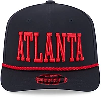 New Era Men's Atlanta Braves Cotton Wordmark 9SEVENTY SS Cap