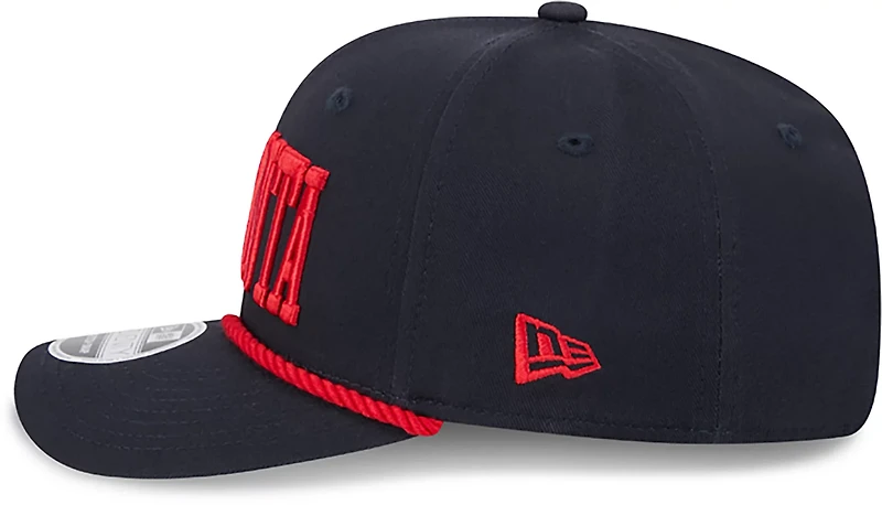 New Era Men's Atlanta Braves Cotton Wordmark 9SEVENTY SS Cap