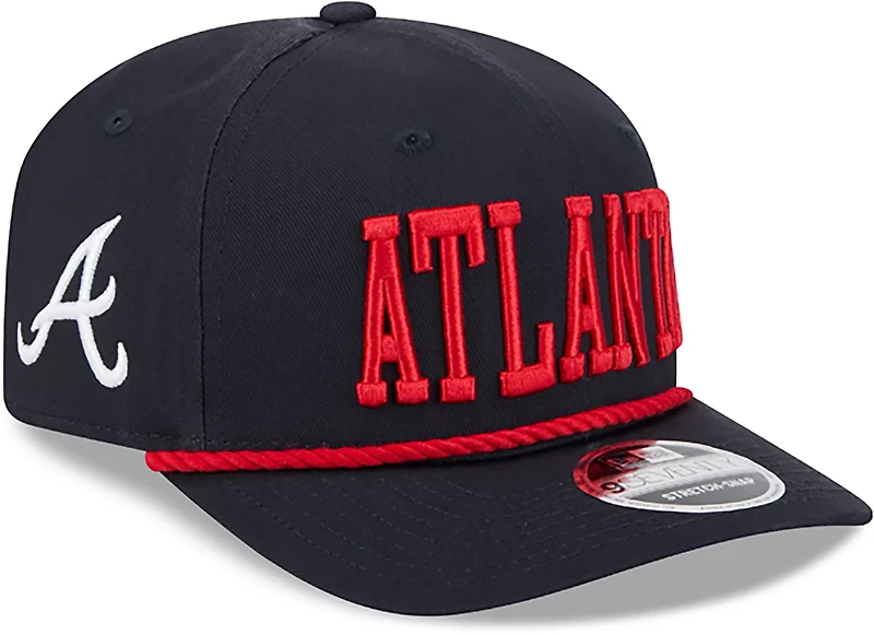 New Era Men's Atlanta Braves Cotton Wordmark 9SEVENTY SS Cap