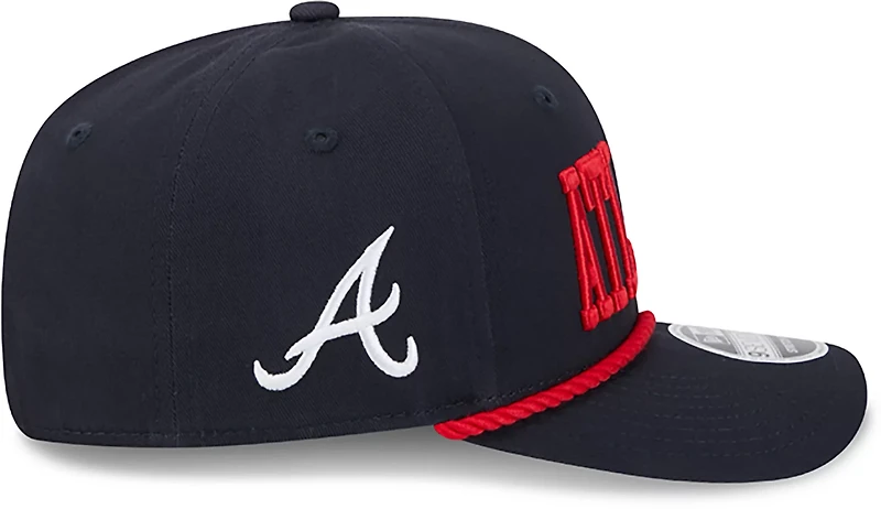 New Era Men's Atlanta Braves Cotton Wordmark 9SEVENTY SS Cap