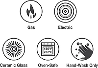 Tramontina Prisma 7 qt Enameled Cast Iron Square Dutch Oven