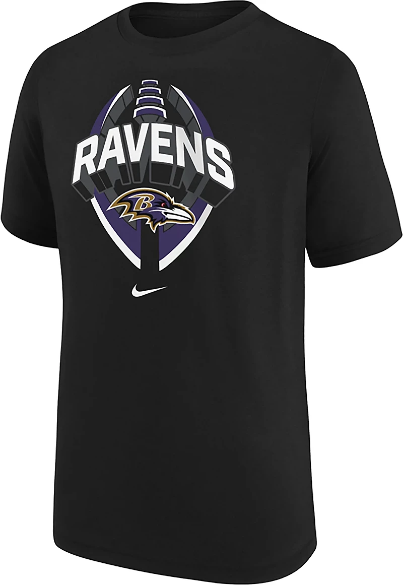 Nike Boys' Ravens Icon Legend T-shirt