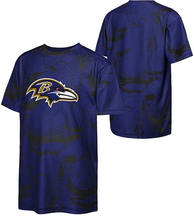 Outerstuff Youth Ravens Endzone Sublimated T-shirt