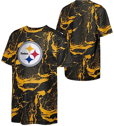 Outerstuff Youth Steelers Endzone Sublimated T-shirt