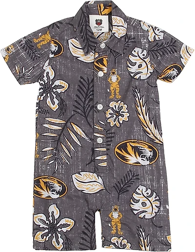 Wes and Willy Infants' University of Missouri Vintage Floral Romper