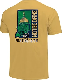 Image One Men's University of Notre Dame Campus State Graphic T-shirt