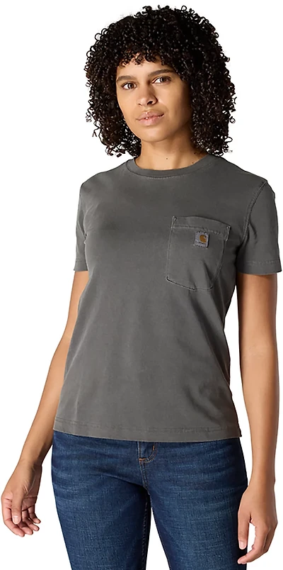 Carhartt Women's Short Sleeve Garment Dye Pocket T-shirt
