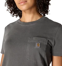 Carhartt Women's Short Sleeve Garment Dye Pocket T-shirt