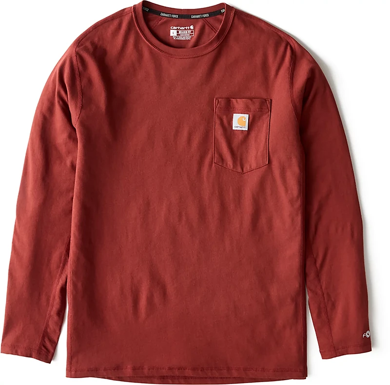 Carhartt Men's Force Relaxed Fit Midweight Pocket Long Sleeve T-shirt.