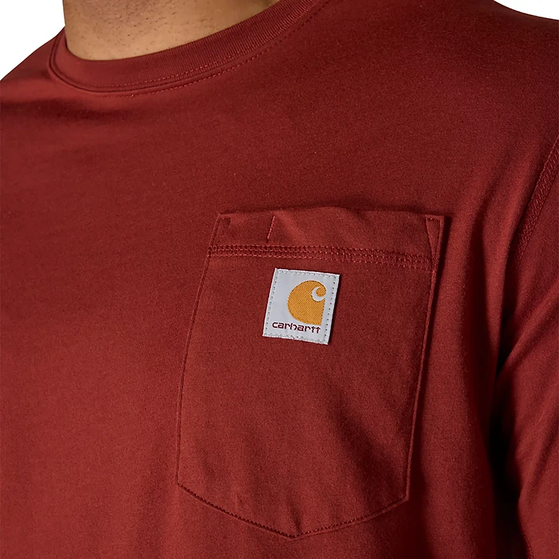 Carhartt Men's Force Relaxed Fit Midweight Pocket Long Sleeve T-shirt.