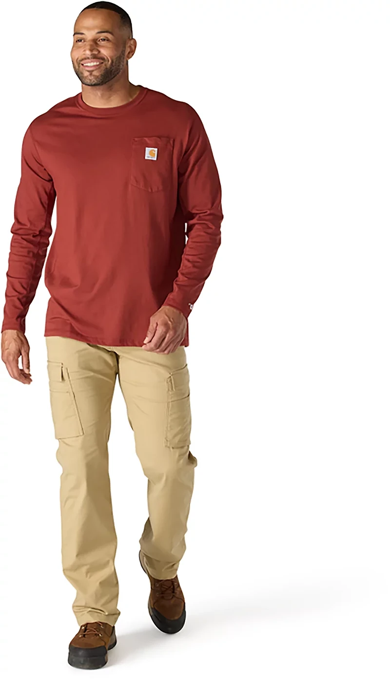 Carhartt Men's Force Relaxed Fit Midweight Pocket Long Sleeve T-shirt.