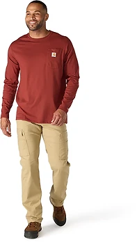 Carhartt Men's Force Relaxed Fit Midweight Pocket Long Sleeve T-shirt.