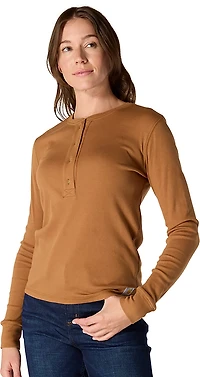 Carhartt Women's TENCEL Fiber Series Relaxed Fit Long Sleeve Henley Shirt