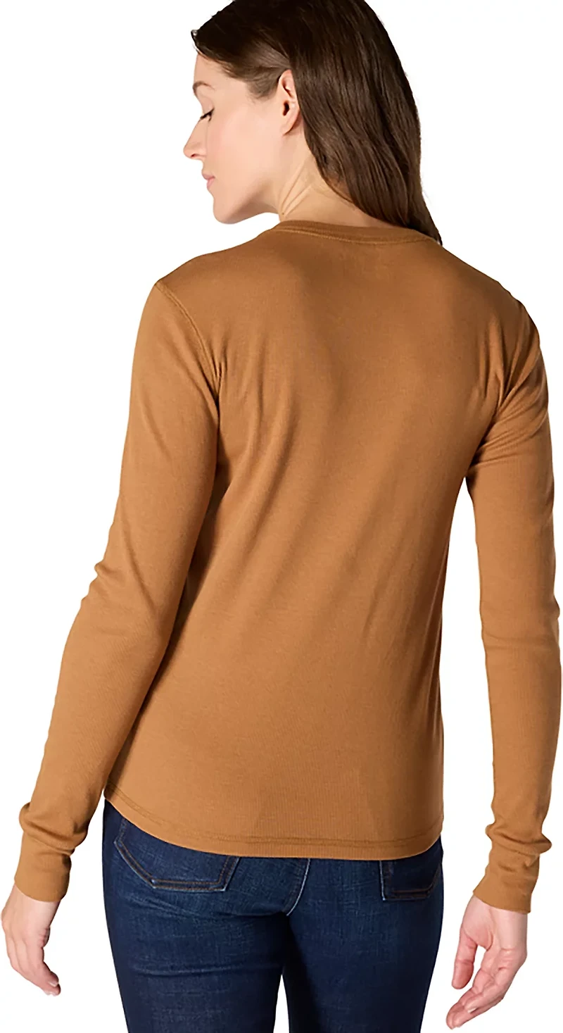Carhartt Women's TENCEL Fiber Series Relaxed Fit Long Sleeve Henley Shirt