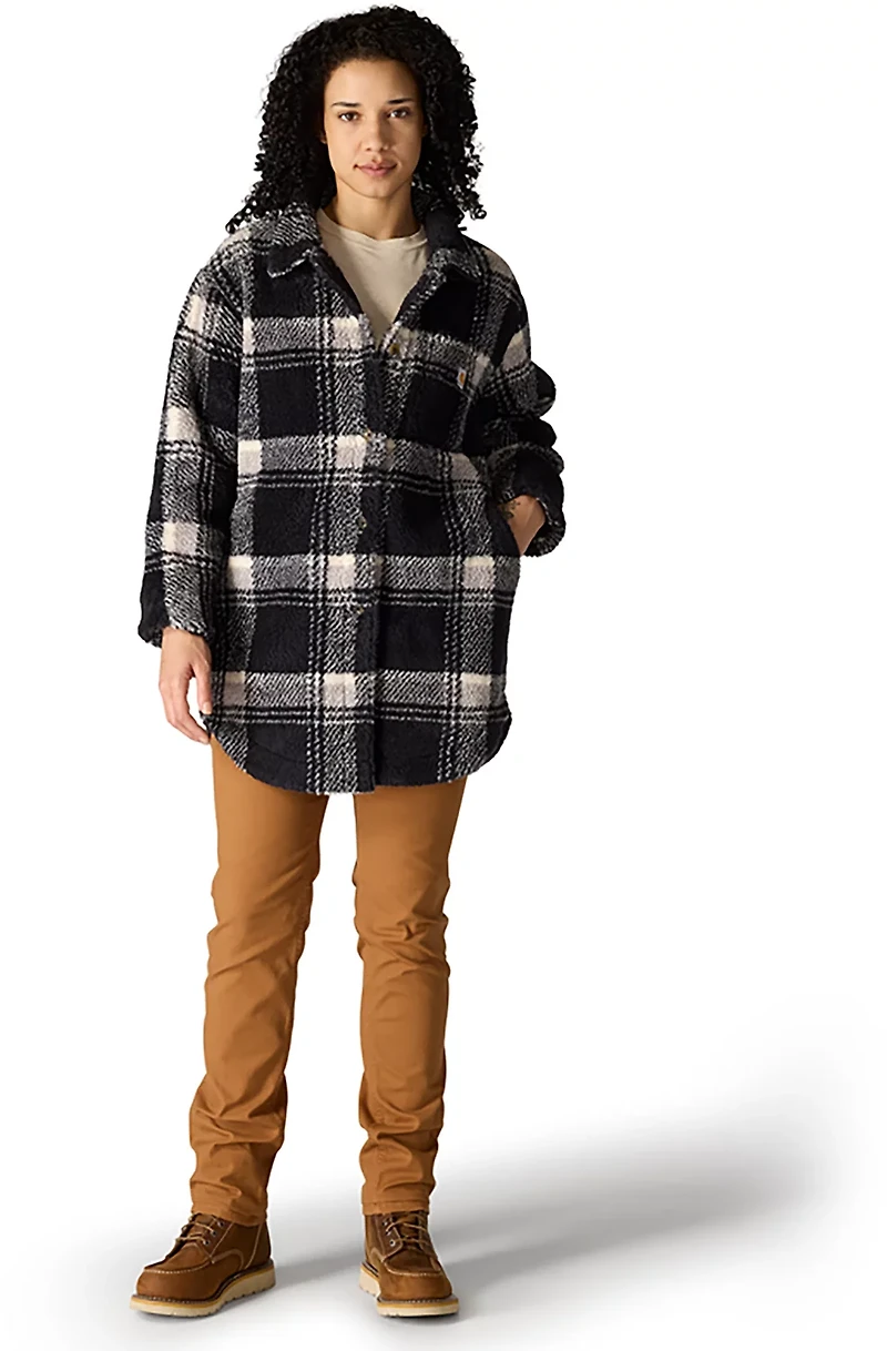 Carhartt Women's Plaid Fleece Coat