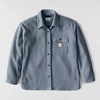 Carhartt Women's Heavyweight Waffle Knit Long Sleeve Button Up Shirt