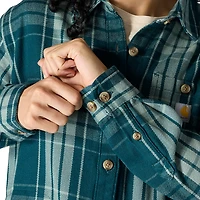 Carhartt Women's TENCEL Twill Plaid Button Up Shirt