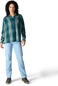 Carhartt Women's TENCEL Twill Plaid Button Up Shirt