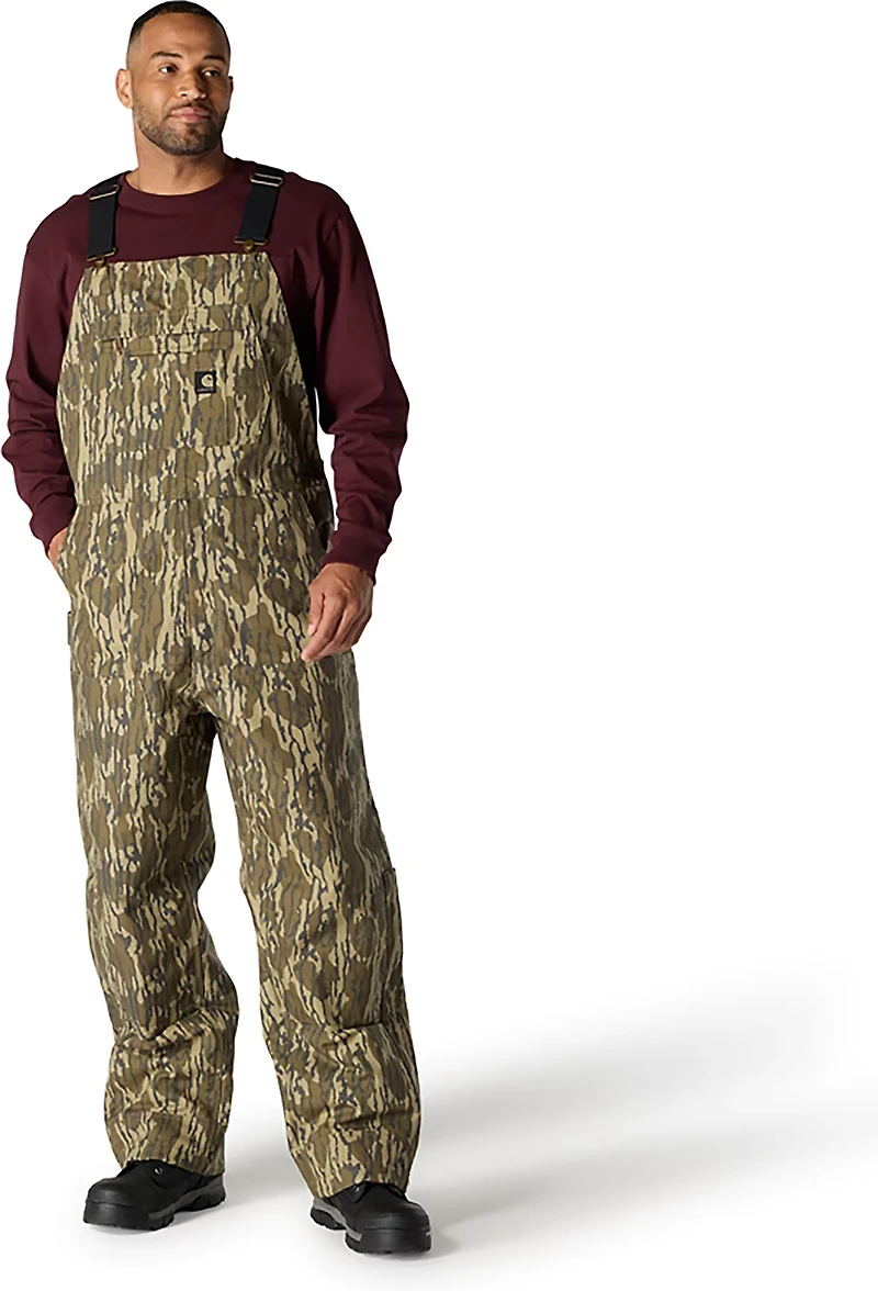 Carhartt Men's Rugged Flex Duck Loose Fit Insulated Camo Bib Overalls