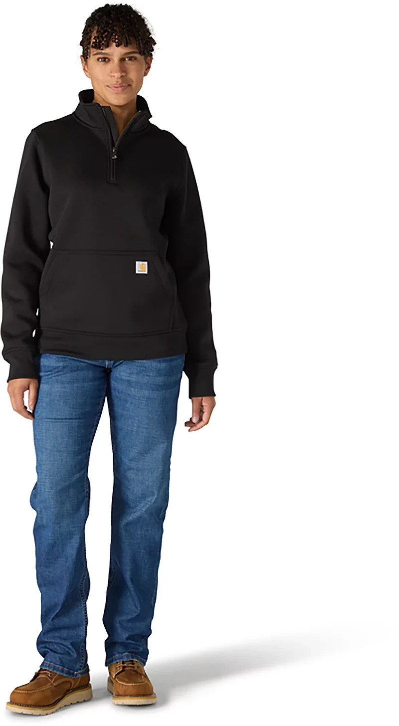 Carhartt Women's Mock Neck 1/4-Zip Sweatshirt