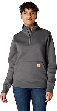 Carhartt Women's Mock Neck 1/4-Zip Sweatshirt