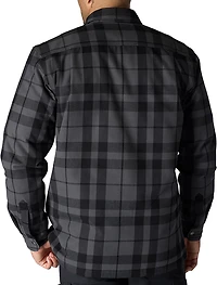 Carhartt Men's Relaxed Fit Flannel Sherpa-Lined Shirt Jac