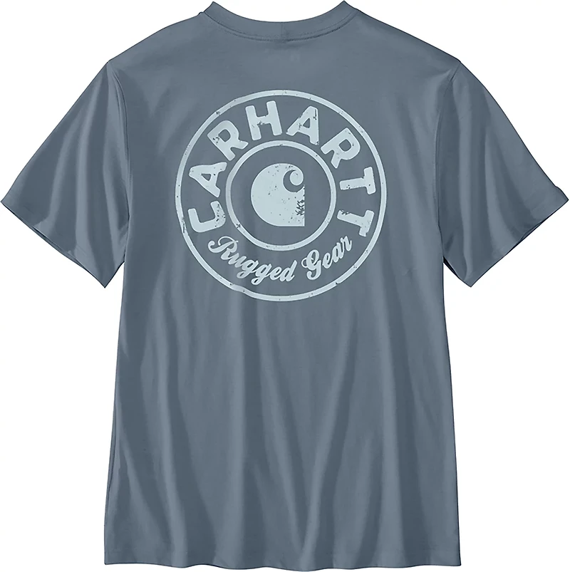 Carhartt Men's Relaxed Fit Lightweight Short Sleeve Rivet Pocket Graphic T-shirt