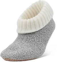 Magellan Outdoors Women's Foldover Sweater Marl Lodge Slippers
