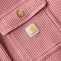 Carhartt Women's Heavyweight Waffle Knit Long Sleeve Button Up Shirt