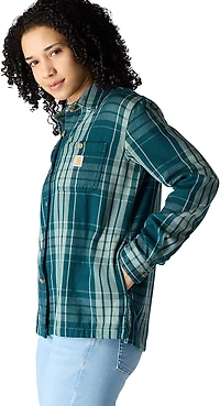 Carhartt Women's TENCEL Twill Plaid Button Up Shirt