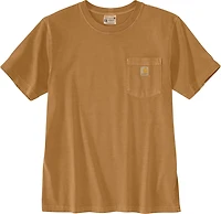 Carhartt Men's Relaxed Fit Short Sleeve Garment Dyed Pocket T-shirt