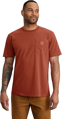 Carhartt Men's Relaxed Fit Short Sleeve Garment Dyed Pocket T-shirt