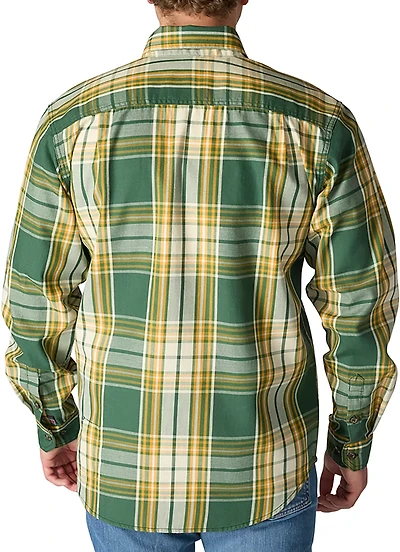 Carhartt Men's Flame-Resistant Force Rugged Flex Loose Fit Midweight Twill Plaid Shirt