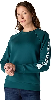 Carhartt Women's Relaxed Fit Midweight Graphic Crewneck Sweatshirt