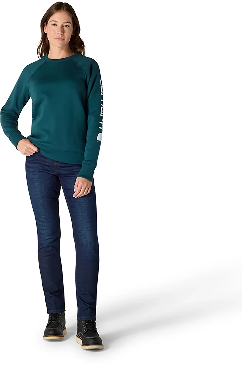 Carhartt Women's Relaxed Fit Midweight Graphic Crewneck Sweatshirt