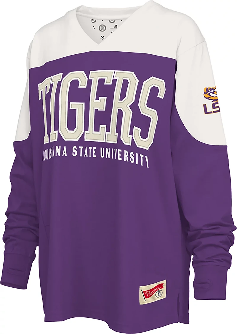 Pressbox Women's LSU Southlawn Victory Long Sleeve Top