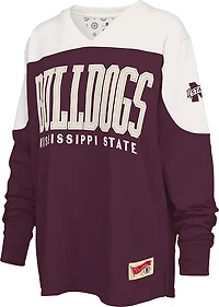 Pressbox Women's Mississippi State Southlawn Victory Long Sleeve Top