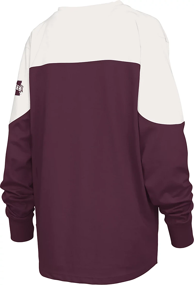 Pressbox Women's Mississippi State Southlawn Victory Long Sleeve Top