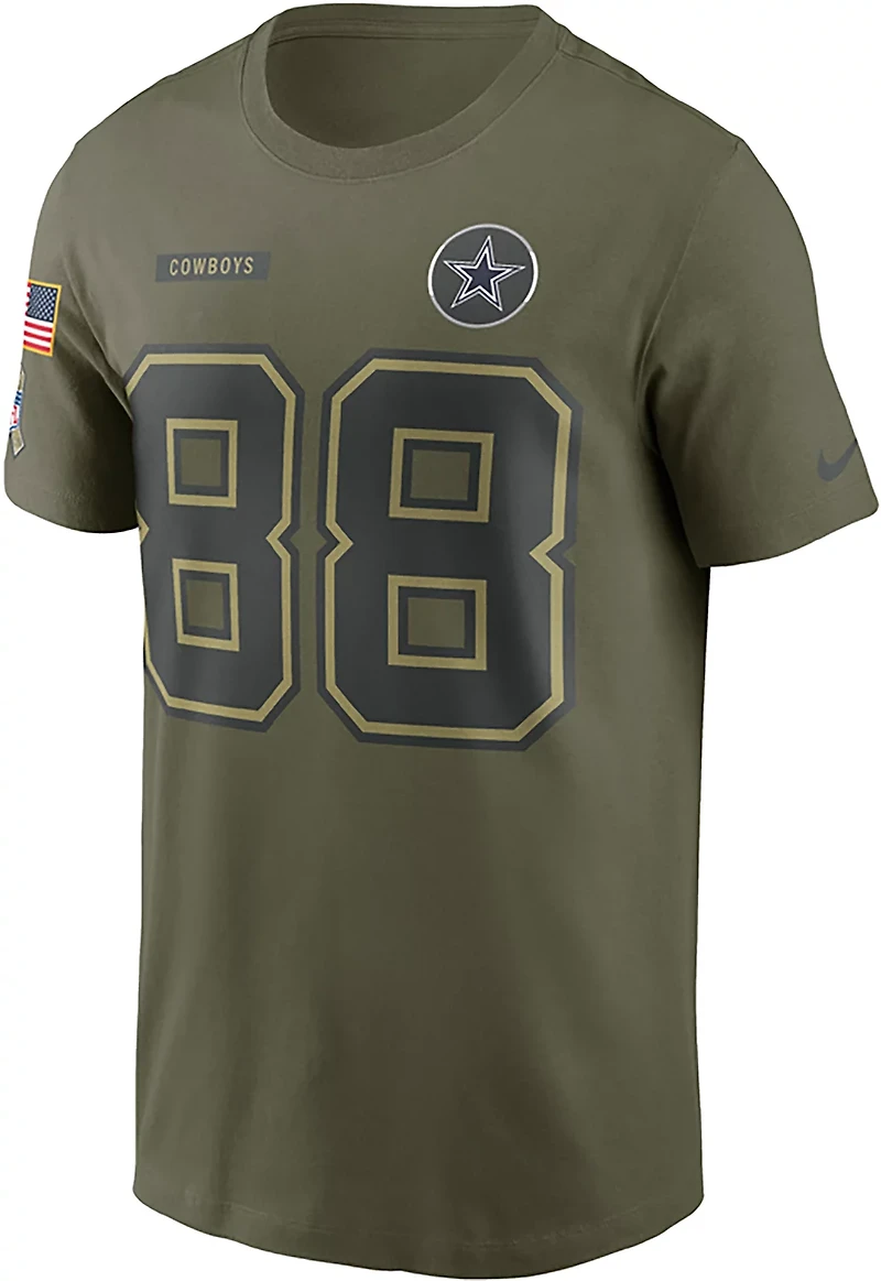 Nike Men's Dallas Cowboys CeeDee Lamb Salute To Service Player Name & Number Short Sleeve T-shirt
