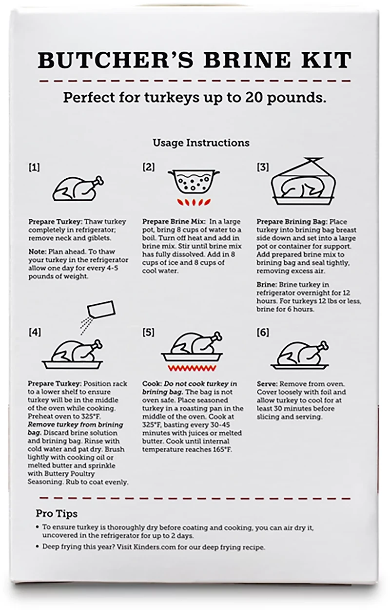 Kinder's Butcher's Brine and Rub Kit