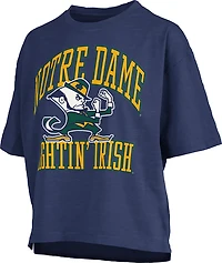 Pressbox Women's Notre Dame Fighting Irish Motley Crew Short Sleeve Graphic T-shirt