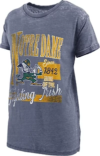 Pressbox Women's Notre Dame Fighting Irish Stephen Boyfriend Short Sleeve Graphic T-shirt