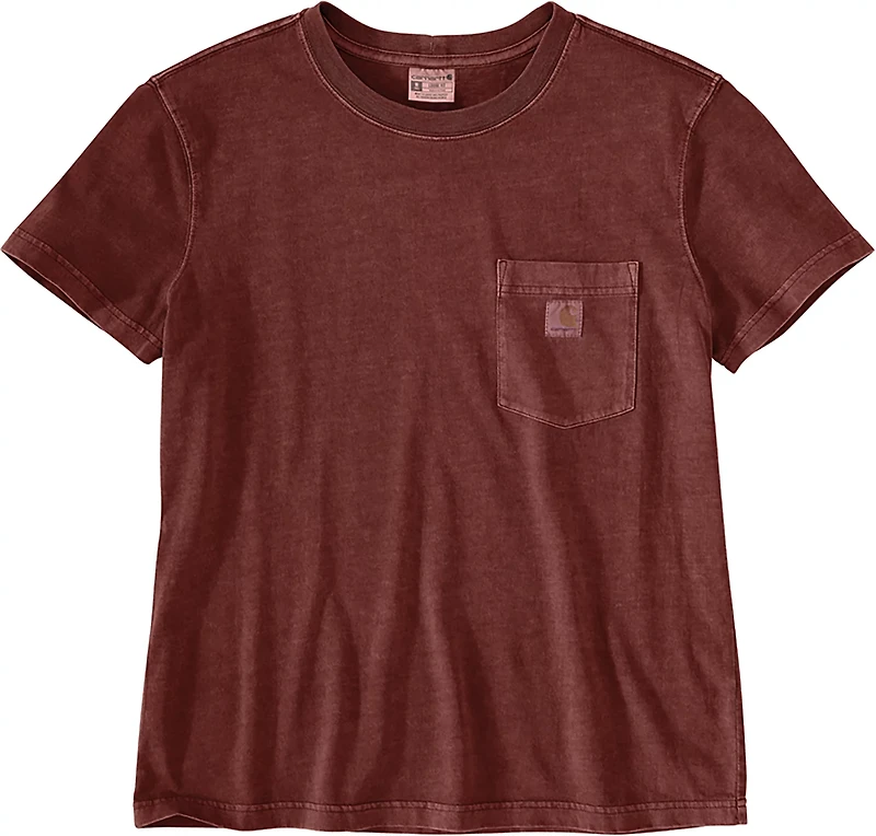 Carhartt Women's Short Sleeve Garment Dye Pocket T-shirt